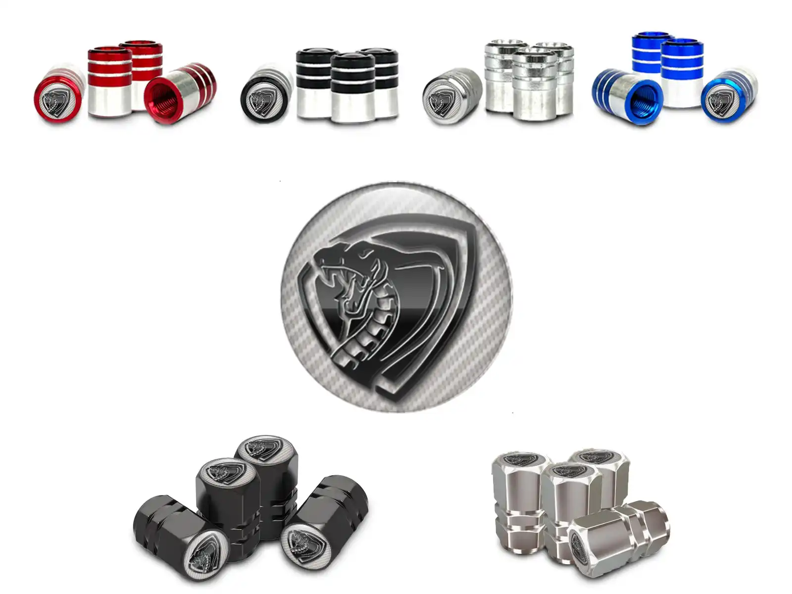 Valve Caps Motorcycle Metallic Edition